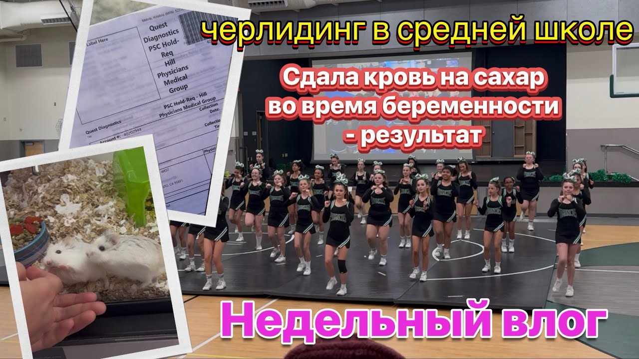 США Влог Черлидинг, Тест на сахар, Недельный влог #жизньвсша #влог #влогсша #сша #сшавлог #америка  