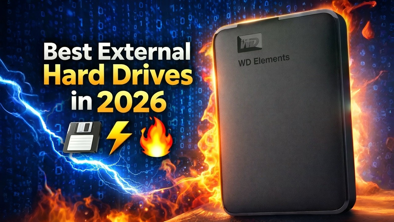 Top 5 Best External Hard Drives in 2026 💾⚡| Fast & Reliable Storage