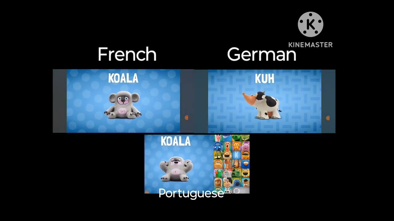 talking abc French vs talking abc German vs talking abc Portuguese