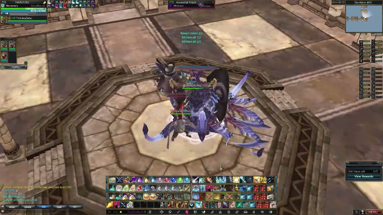 Rappelz Ep9.10 Lv218Marcenary DDs6 Run