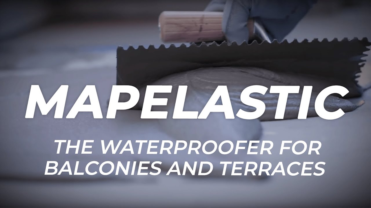 Waterproof terraces, balconies, bathrooms, pools | Mapelastic