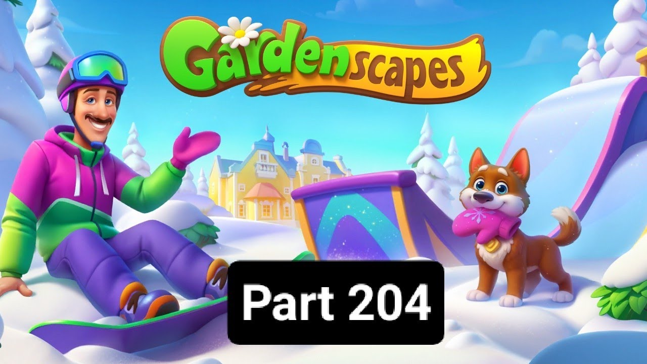 Gardenscapes New Area Part 204 (longplays)(story and gameplay)(new maps)