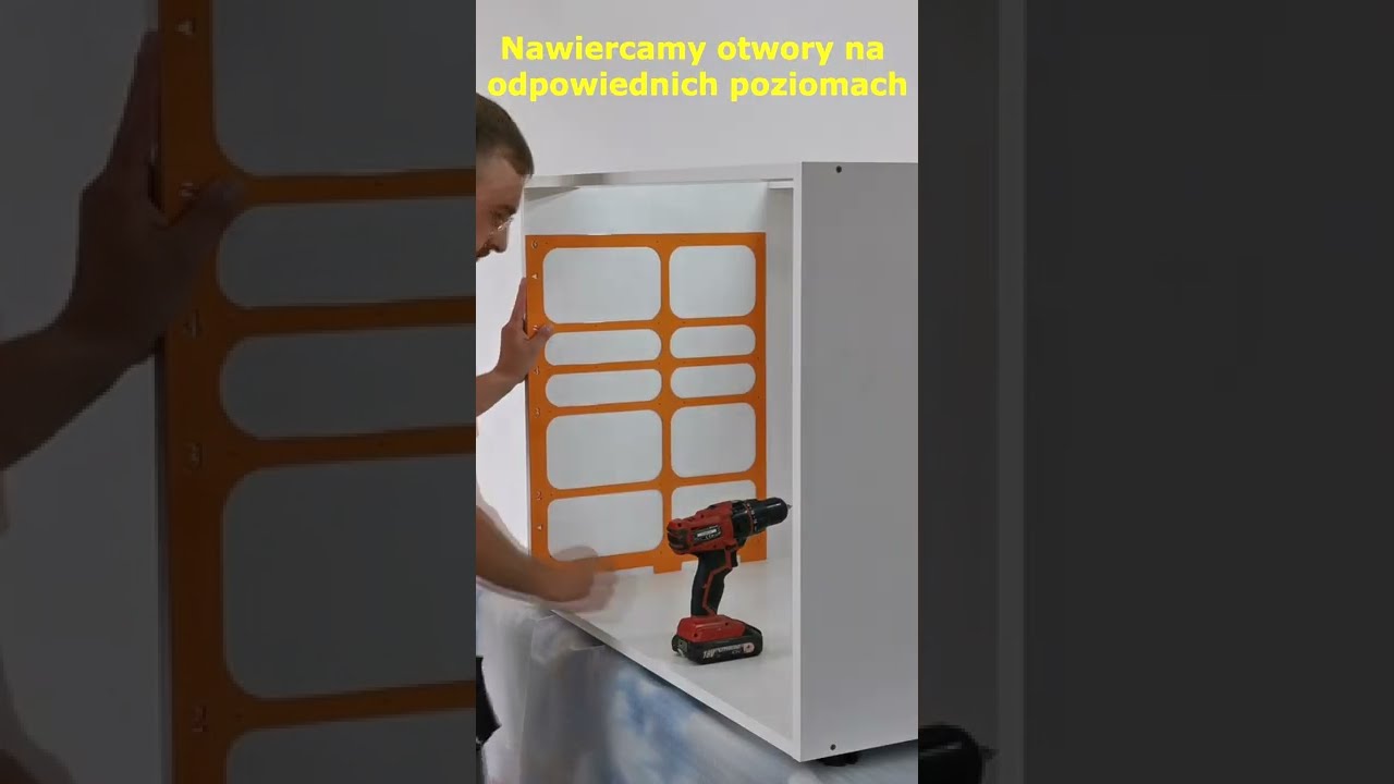 Szablon przymiar do montażu szuflad BLUM TANDEMBOX/GTV MODERNBOX/AXIS PRO/ REJS/SEVROLL /HAFELE LINK