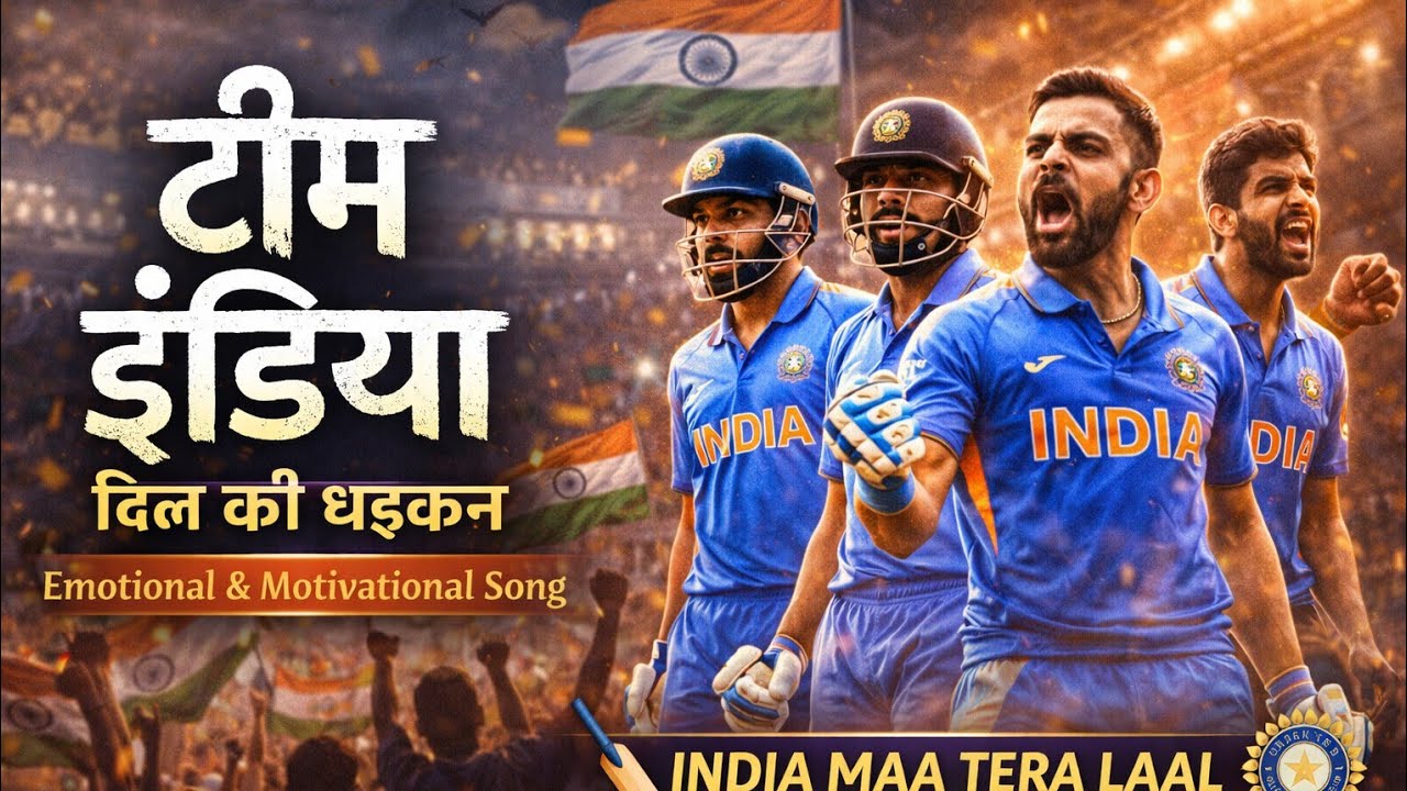 🇮🇳 Team India – Dil Ki Dhadkan | Emotional & Motivational Song | Indian Cricket Team Tribute