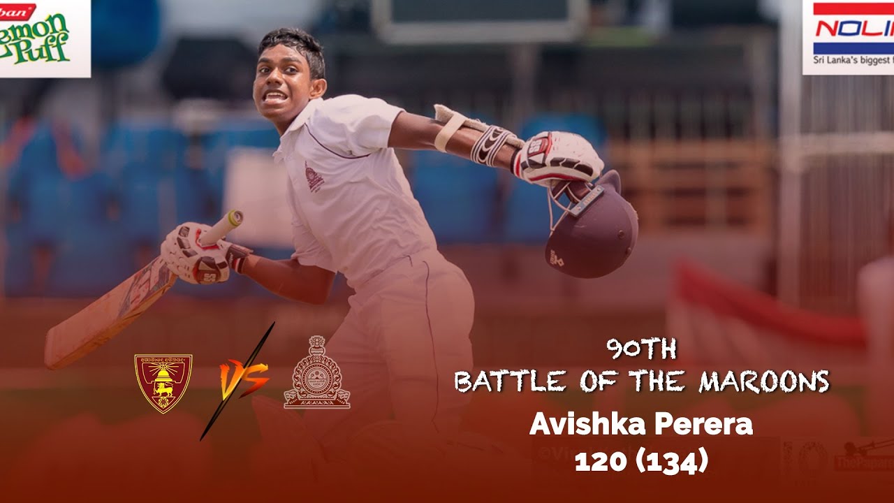 Fantastic Avishka Perera's 120 in the 90th Ananda-Nalanda