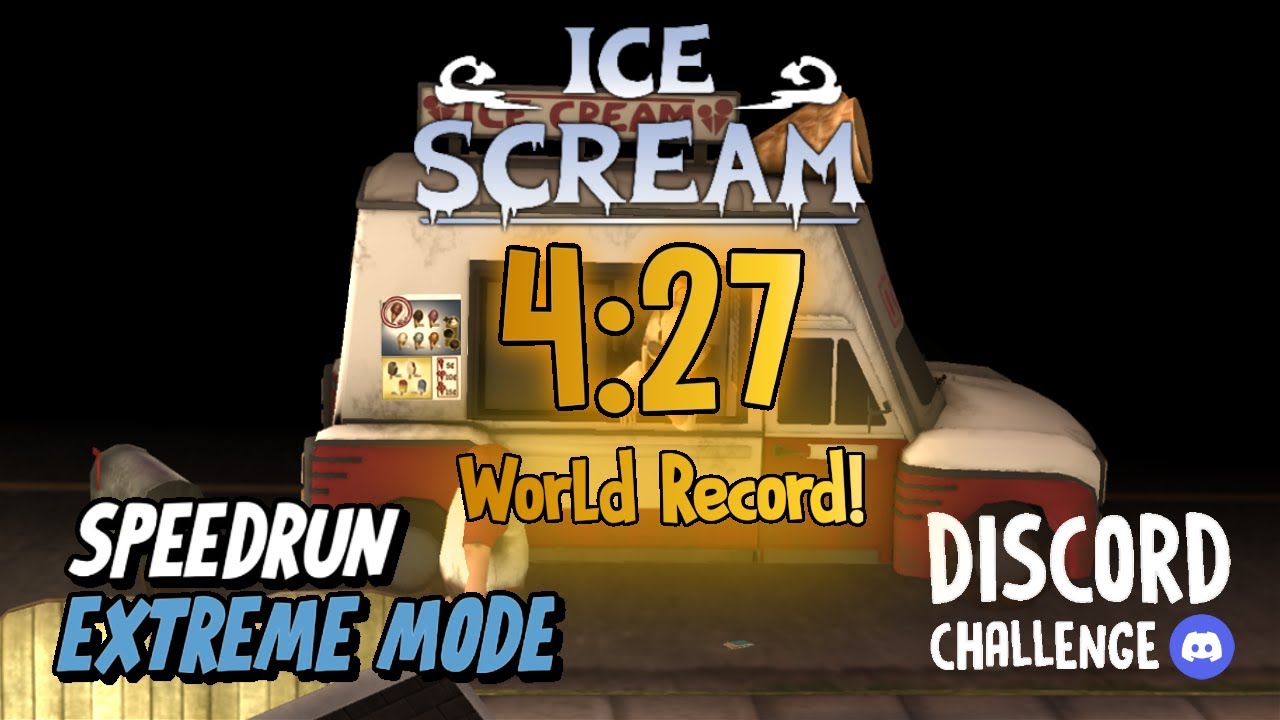Ice Scream 1 Speedrun in under 4:30 Keplerians Discord Challenge 19 - World Record