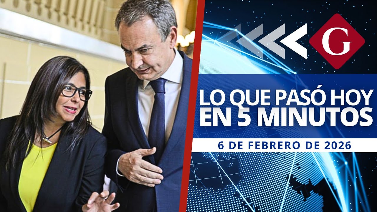 🔵 Noticias 6 febero: DELCY RECIBE A EX PRESIDENTE DE ESPAÑA Y LEY DE AMNISTÍA AVANZA | Noticiero