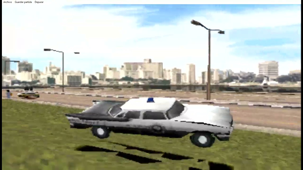 High speed chase of a police car in Havana Cuba in the game Driver 2 - Part 9