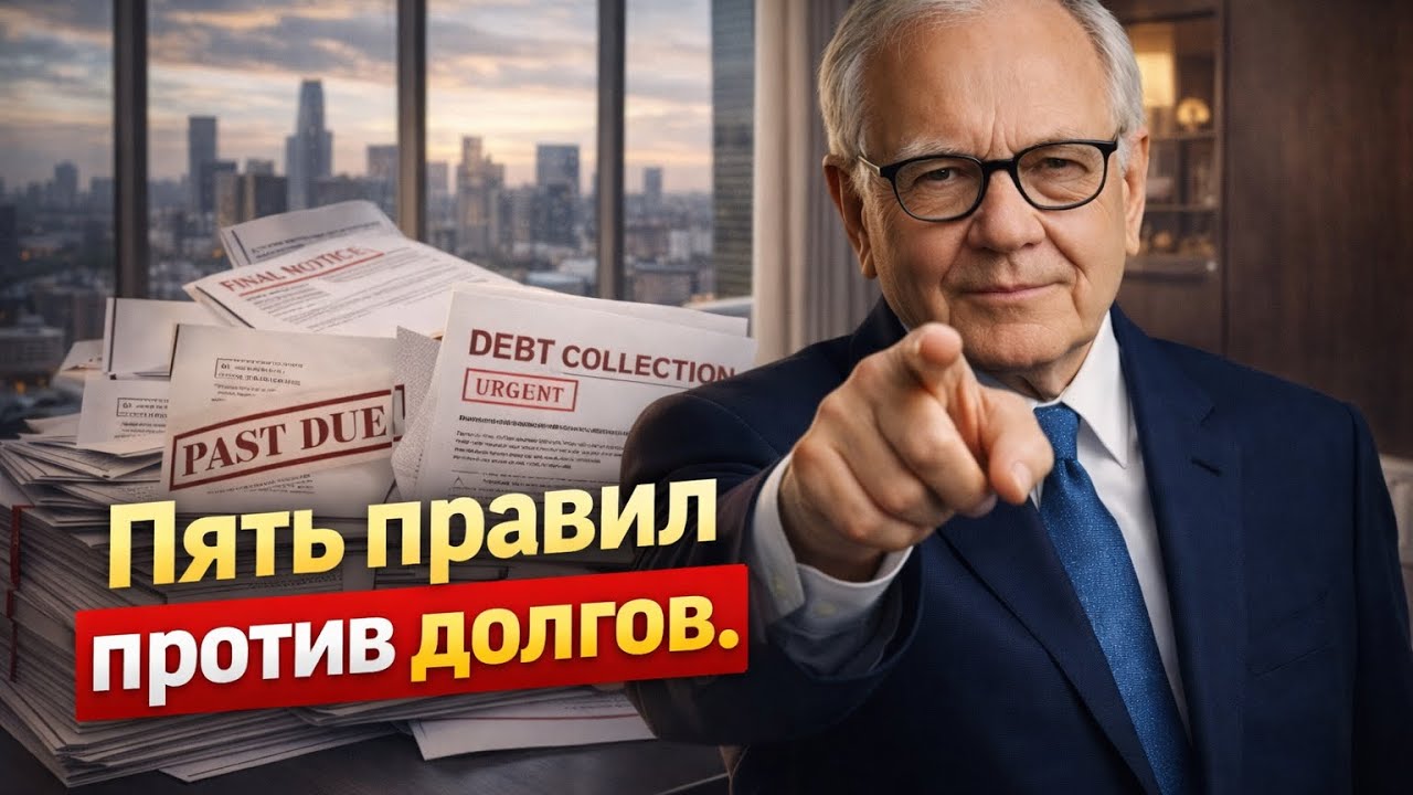 Внедри эти 5 финансовых правил — и долги перестанут управлять тобой