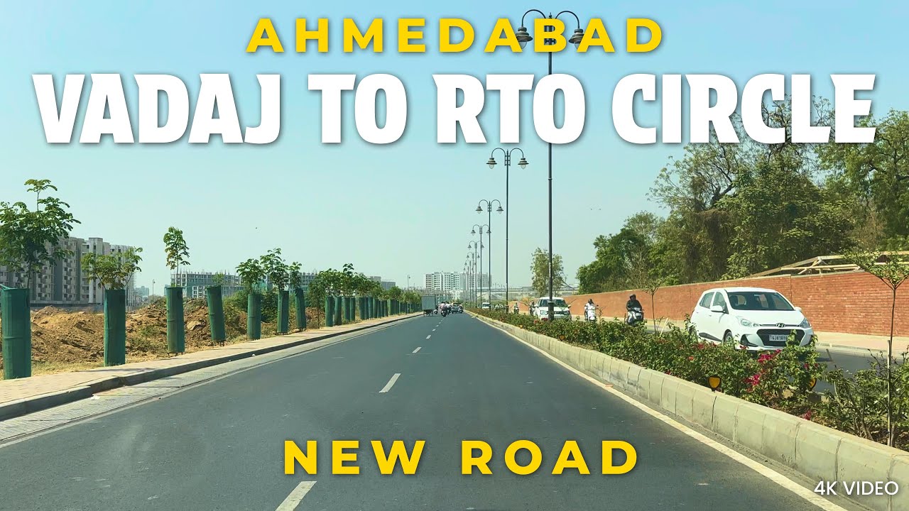 New road from Vadaj to RTO Circle in Ahmedabad #ahmedabad #roadtrip #rovingwithsagar