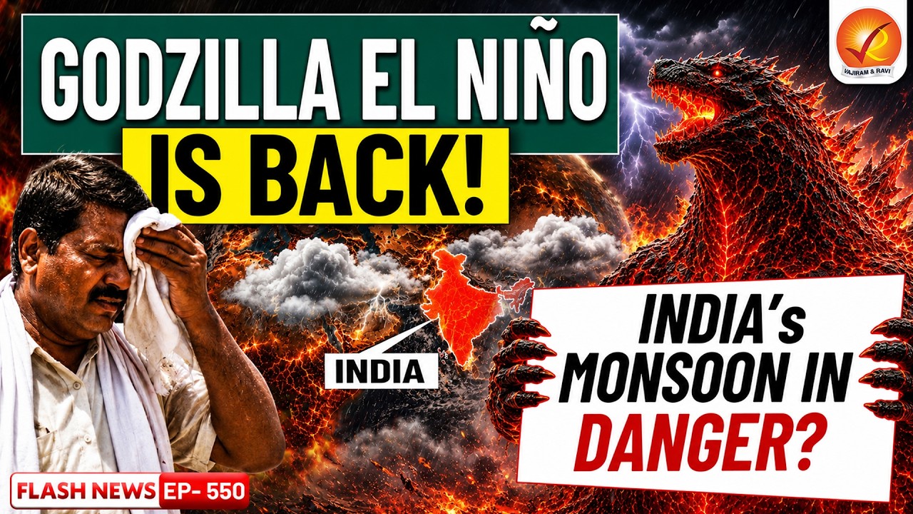 Godzilla El Ni&ntilde;o Explained | Super El Ni&ntilde;o, Indian Monsoon & India's Climate Challenge