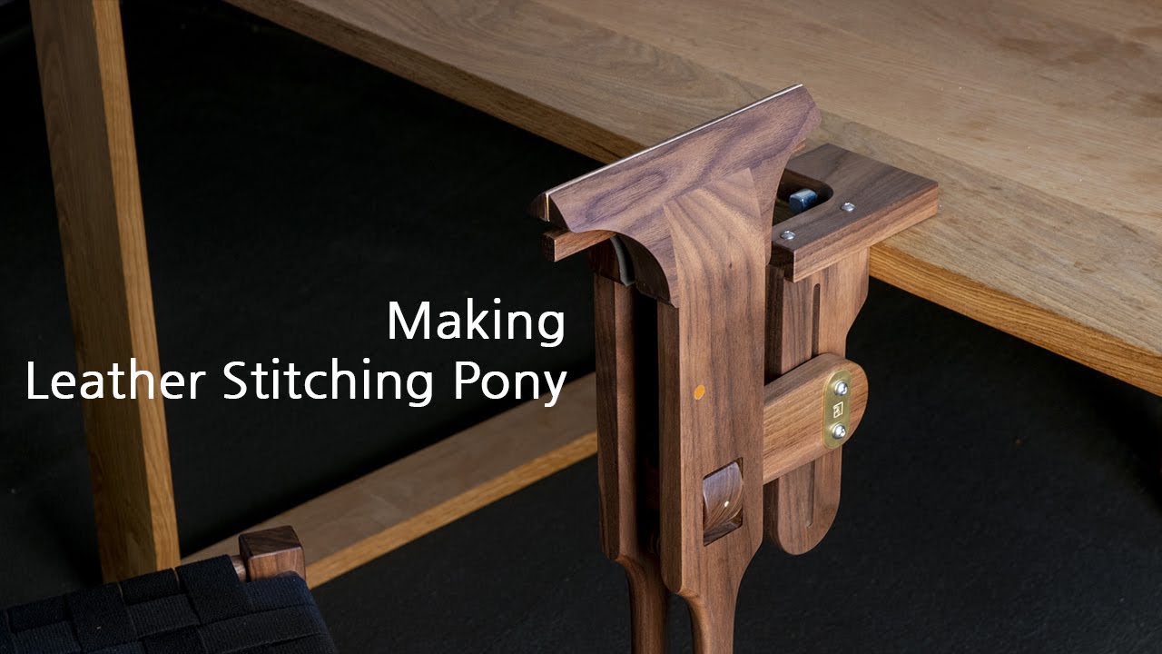 테이블포니 제작영상 /Making leather stitching pony