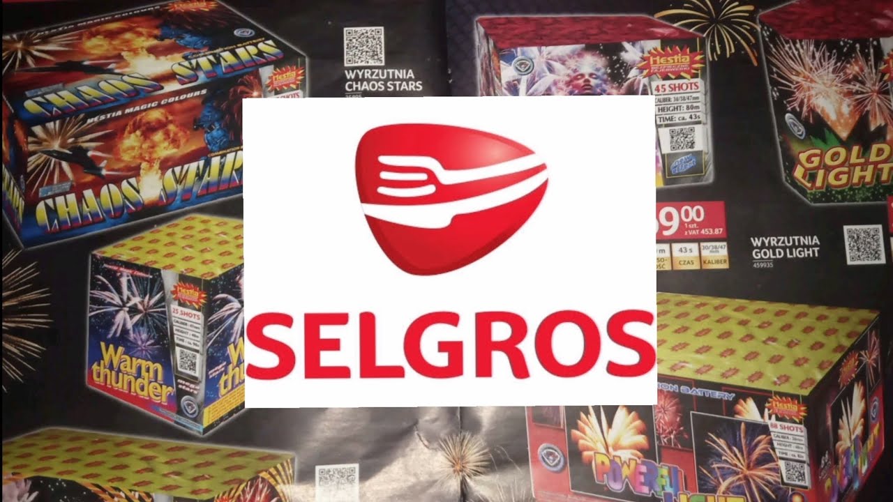 Wszystkie Fajerwerki z Selgrosa | Market Selgros Sylwester 2025/2026