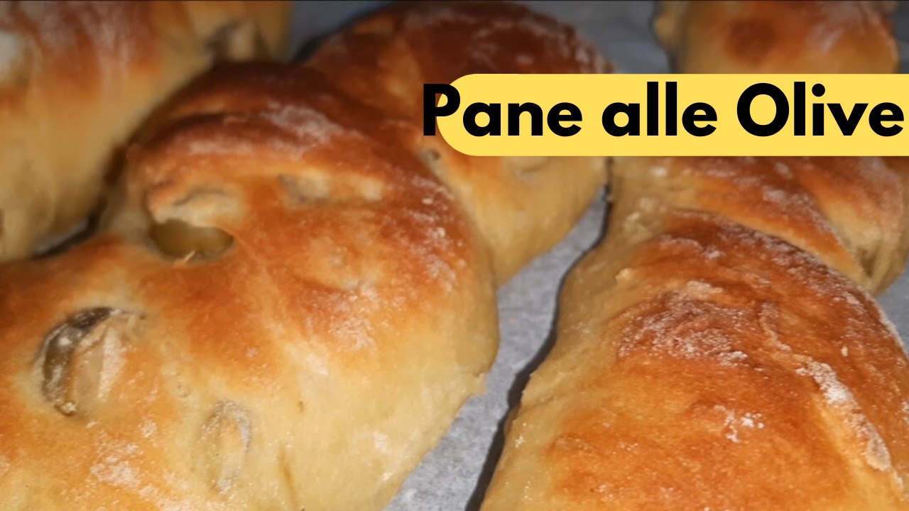 PANE ALLE OLIVE FATTO IN CASA BUONISSIMO