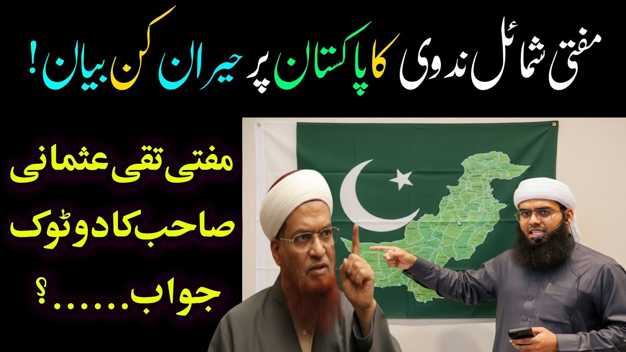 mufti shamail nadwi about pakistan ll mufti shamail nadwi pakistan reaction ll mufti shamail nadwi