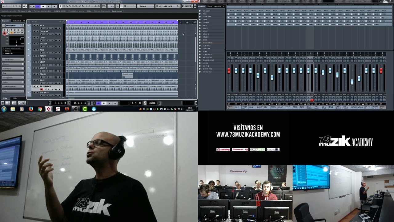 Masterclass day mezcla y mastering Julio Posadas