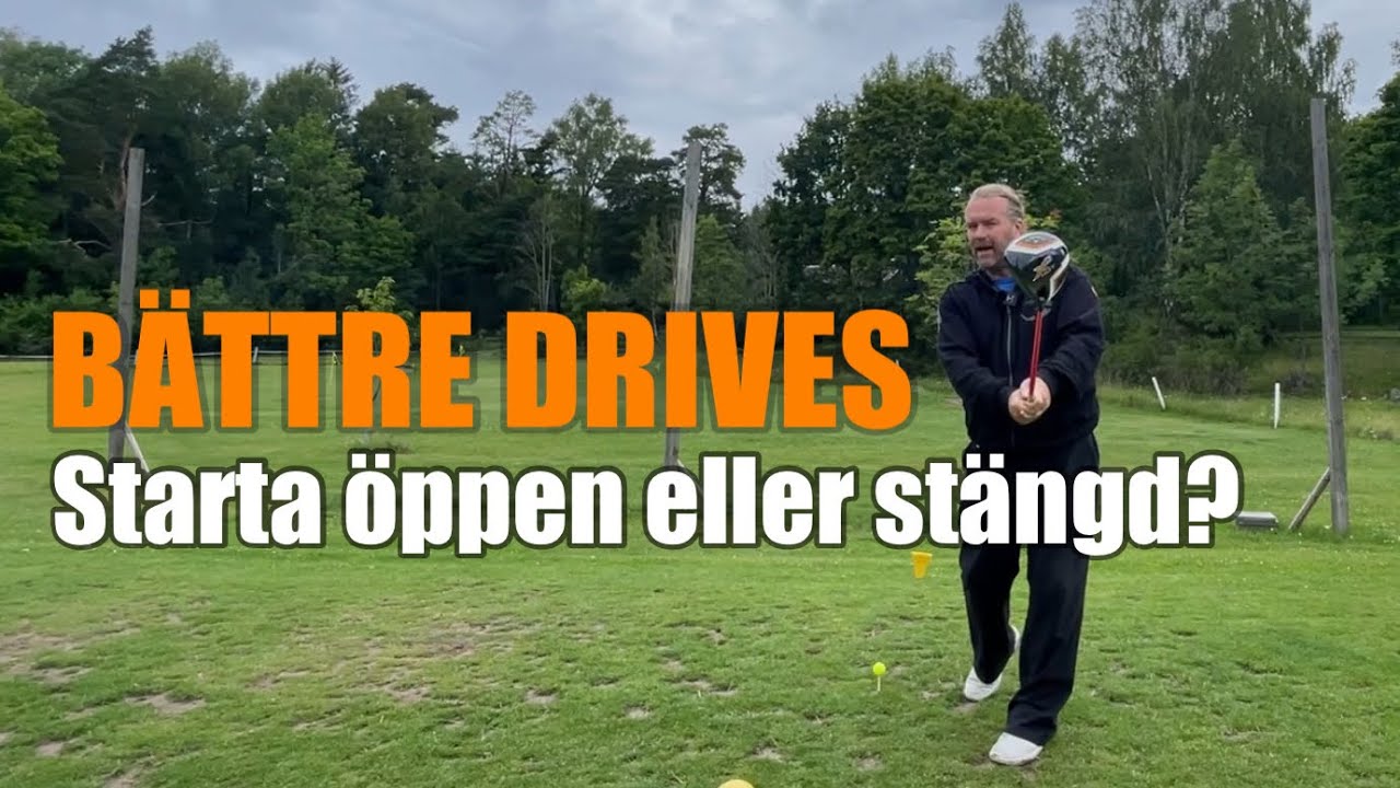 Starta &ouml;ppet eller st&auml;ngt f&ouml;r l&auml;ngre rakare drives?