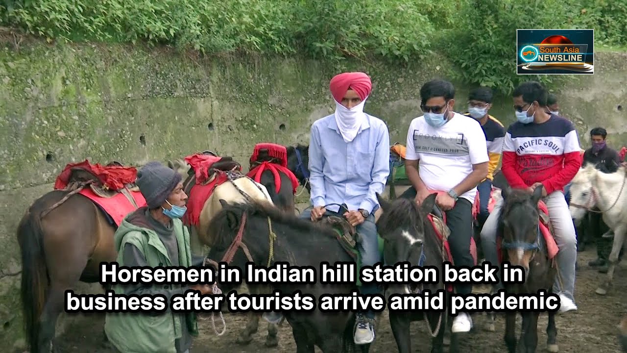 Horsemen in Indian hill station back in business after tourists arrive amid pandemic