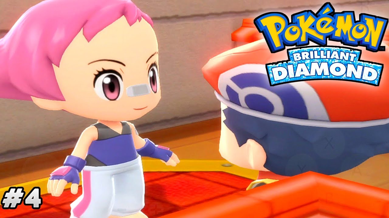 Pokemon Brilliant Diamond Mobile Gameplay Walkthrough Part 4 (iOS, Android)