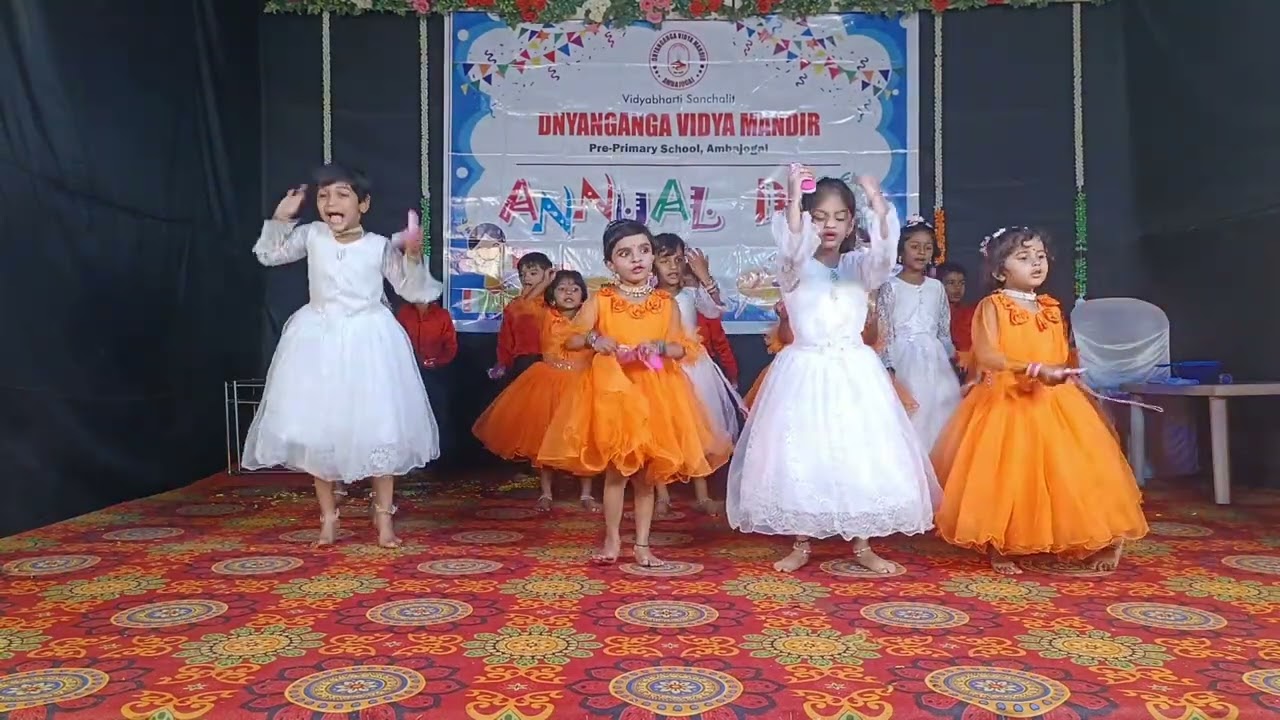 Mobile theme  students D.V.M.ambajogai .#annualday #dance #funny #school #enjoy 