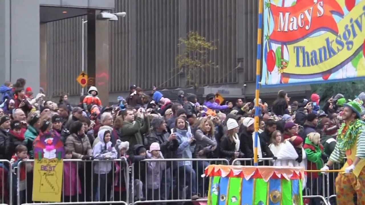 Macy's thanksgiving parade 2012 part 1 of 8