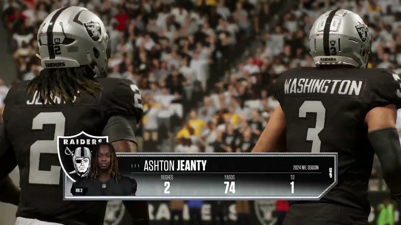 Year 4 Week 15 Raiders vs Steelers | Full Game Franchise Rebuild | Madden 26