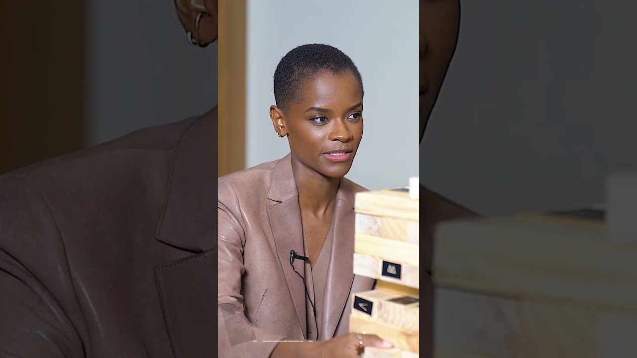 Anyone for a game of Jenga with Letitia Wright? 🙋🏾‍♂️ 