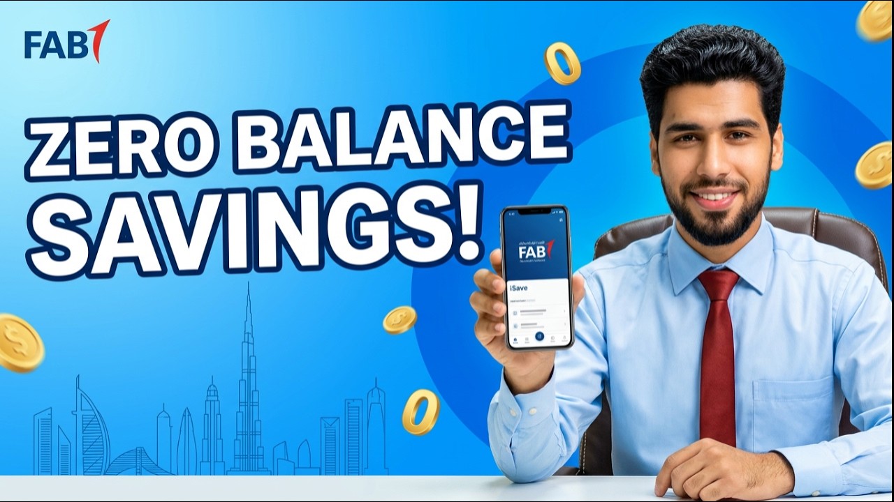 Zero Balance Account | FAB iSave Account (First Abu Dhabi Bank)