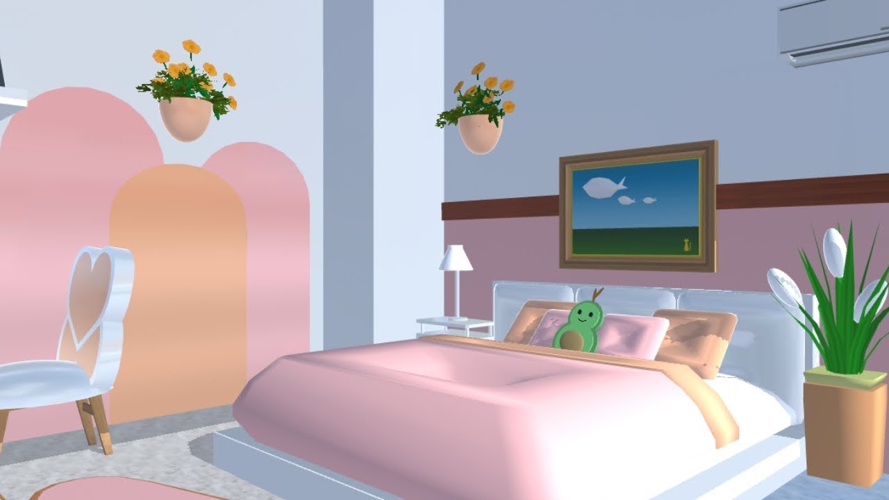 Mengubah kamar apartemen buluk jadi aesthetic✨||SAKURA shcool simulator||