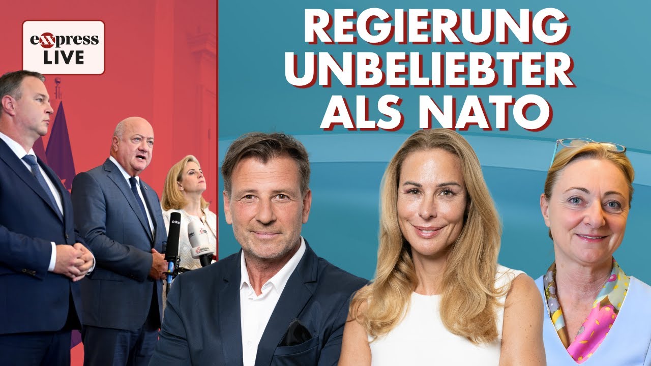 Vertrauen in SPÖ, ÖVP & NEOS am Tiefpunkt | exxpress live am 20. November 2025