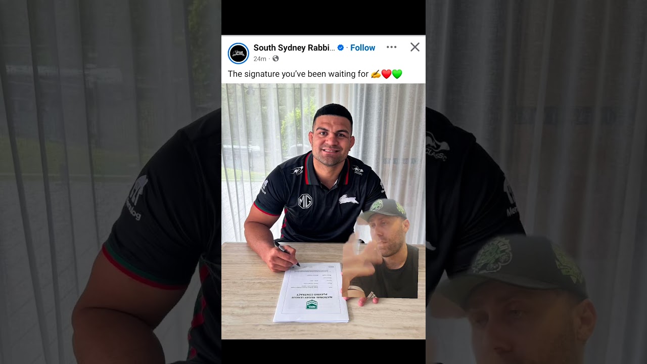 &laquo;South Sydney Rabbitohs&raquo; подписывают Дэвида Фифиту 🙌 #nrl