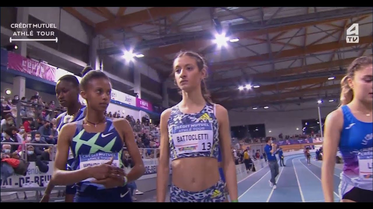 record italiano 3000 indoor per Nadia Battocletti