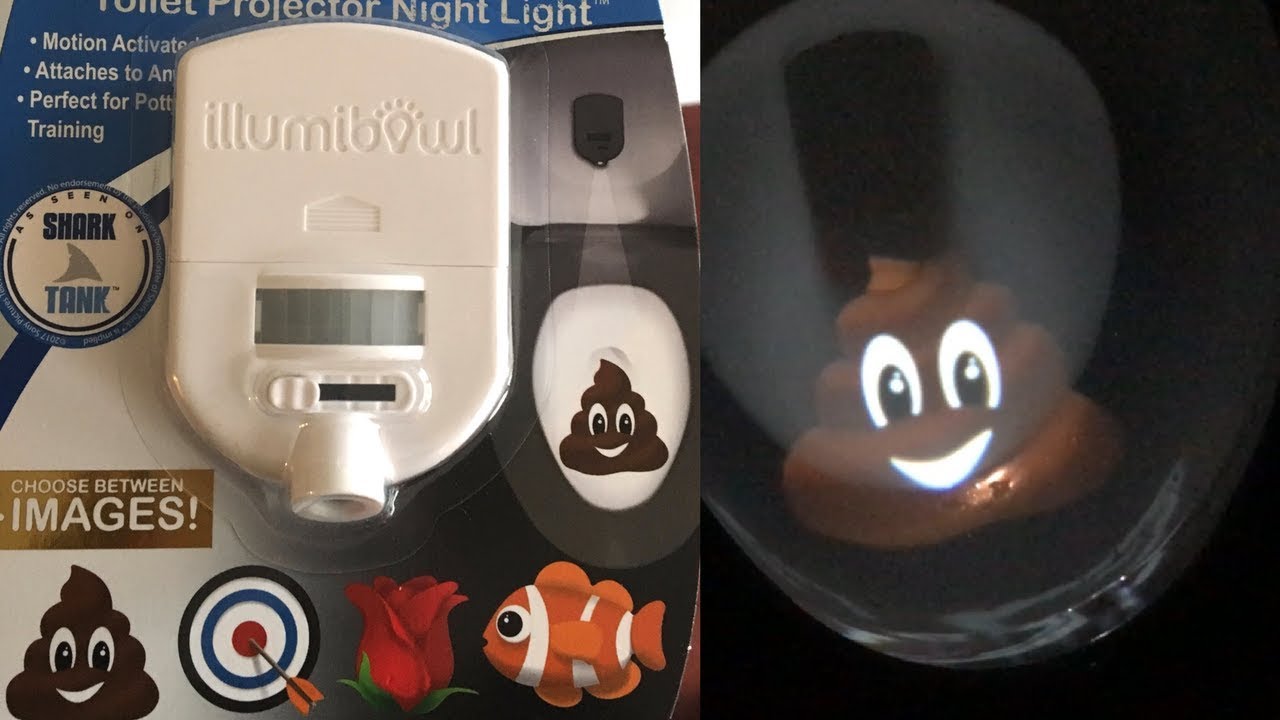 Обзор ночного светильника-проектора для унитаза Illumibowl