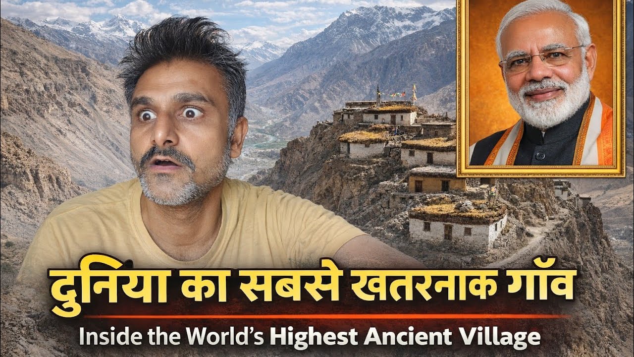 दुनियां का सबसे खतरनाक गाँव || Inside the World’s Highest Ancient Village YOUTUBE JALORE 