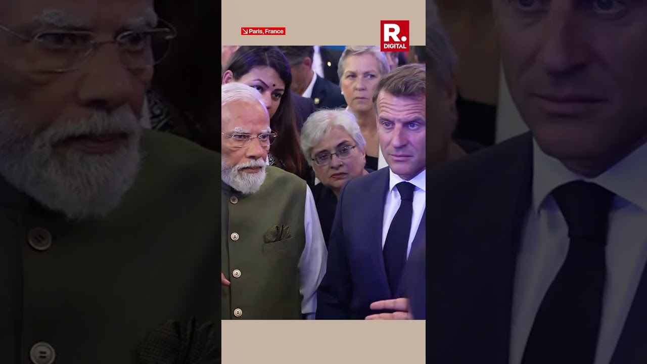 PM Modi and Macron Share Warm Hug at VivaTech 2026