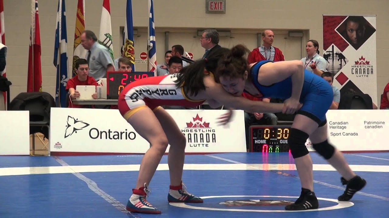 2015 JR CDN NAT FW48kg Natassya Lu (Guelph) vs Abbey Lloyd (BMWC)