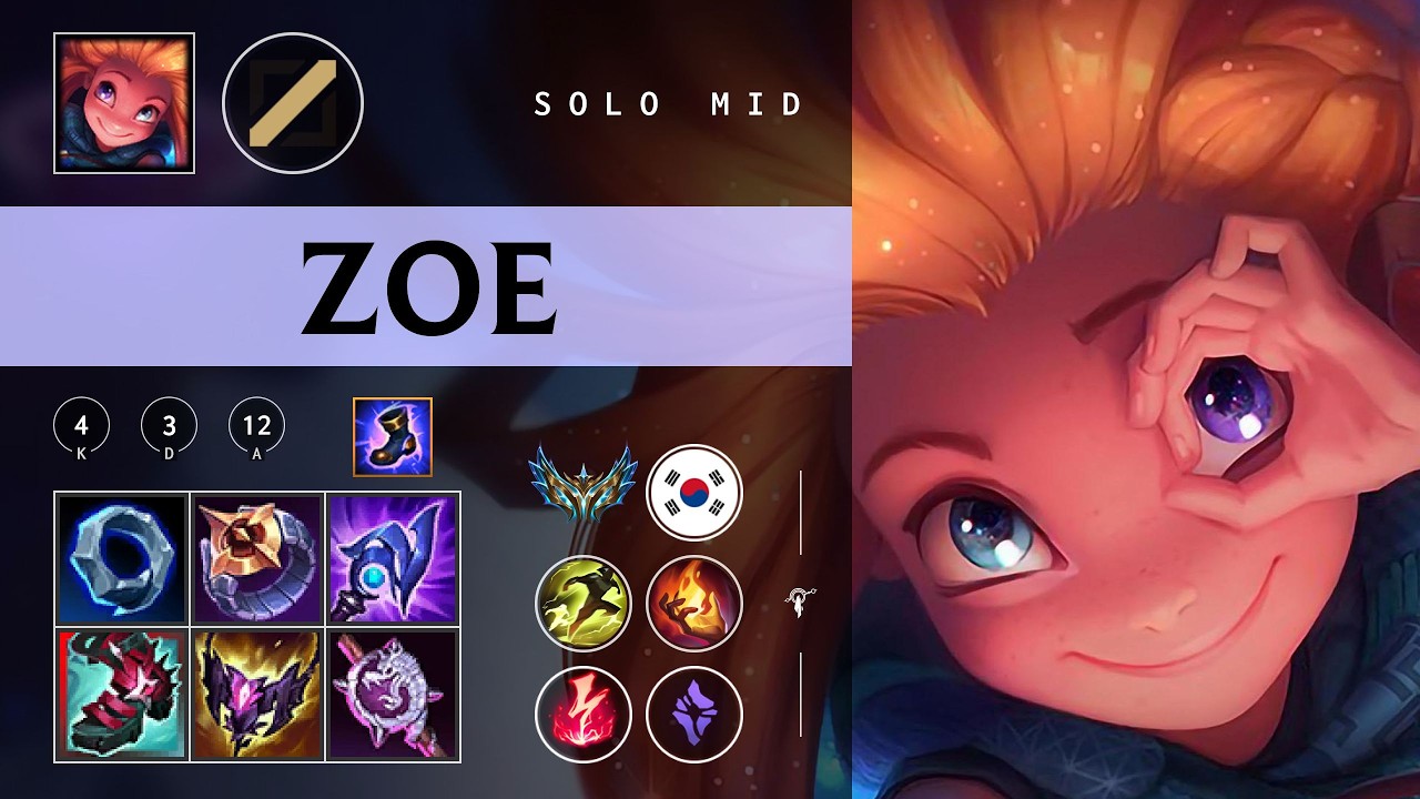 Zoe Mid vs Ryze - KR Challenger Patch 26.05