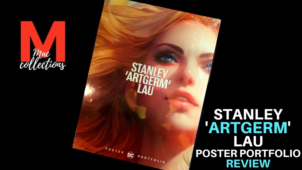 Stanley 'ARTGERM' Lau DC POSTER PORTFOLIO FLIP THROUGH & REVIEW