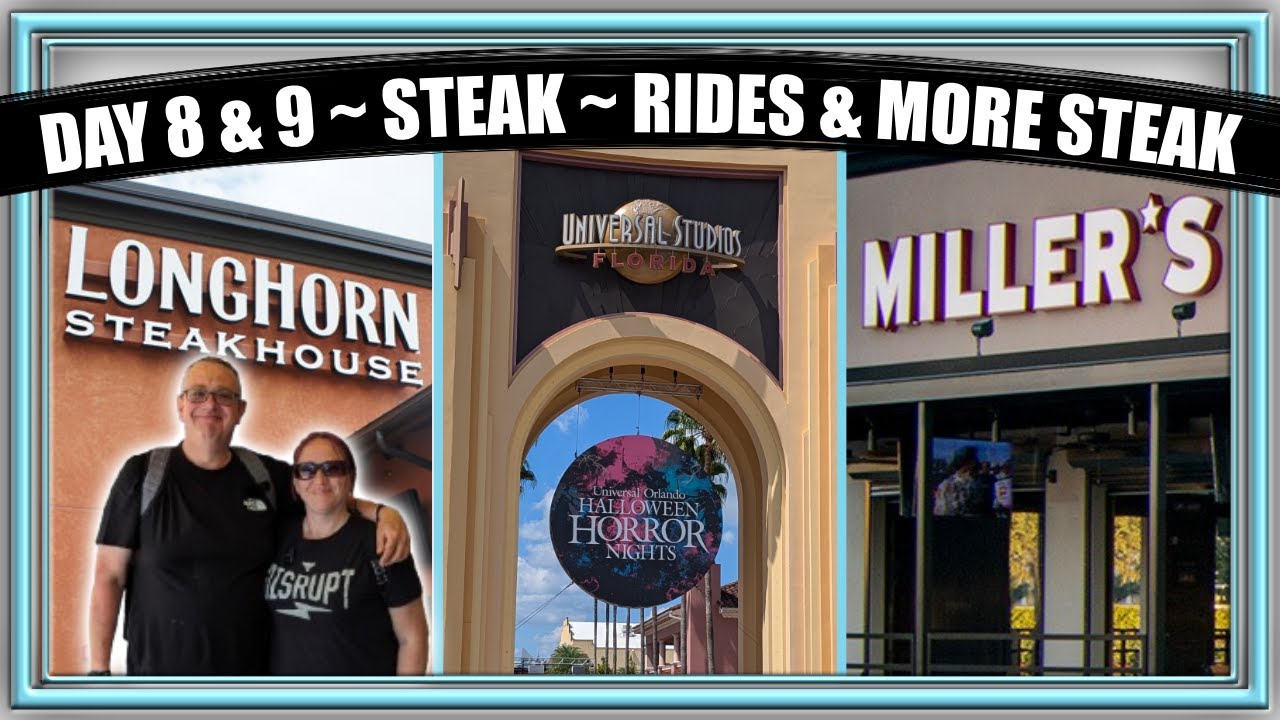 Universal Studios и еда на Интернешнл Драйв | Longhorns & Millers | Видеоблог Орландо, Флорида
