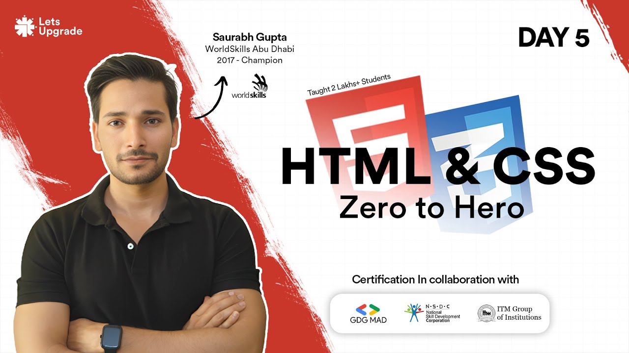 Day 5 | Project - Build a Portfolio Website | HTML & CSS Zero to Hero (5 Days)
