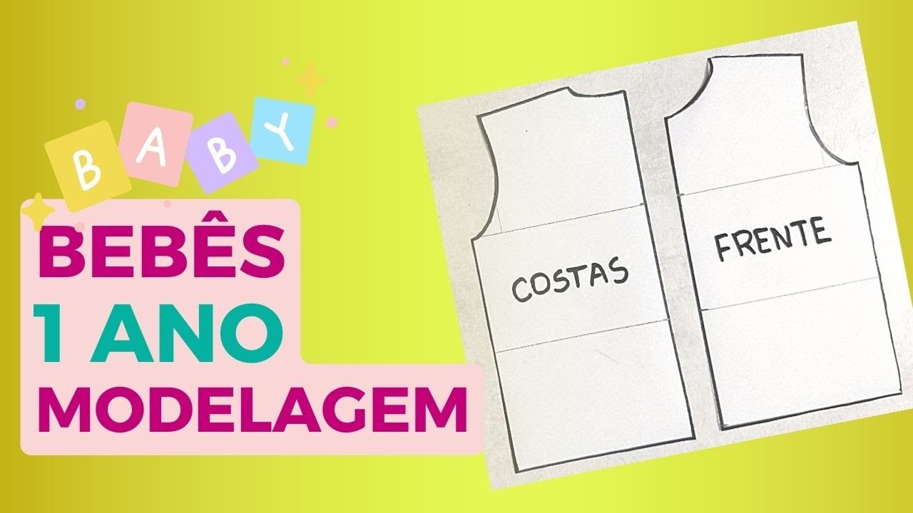 MODELAGEM INFANTIL PARA BEBÊS - 12 MESES/1 ano  - MOLDE BASE