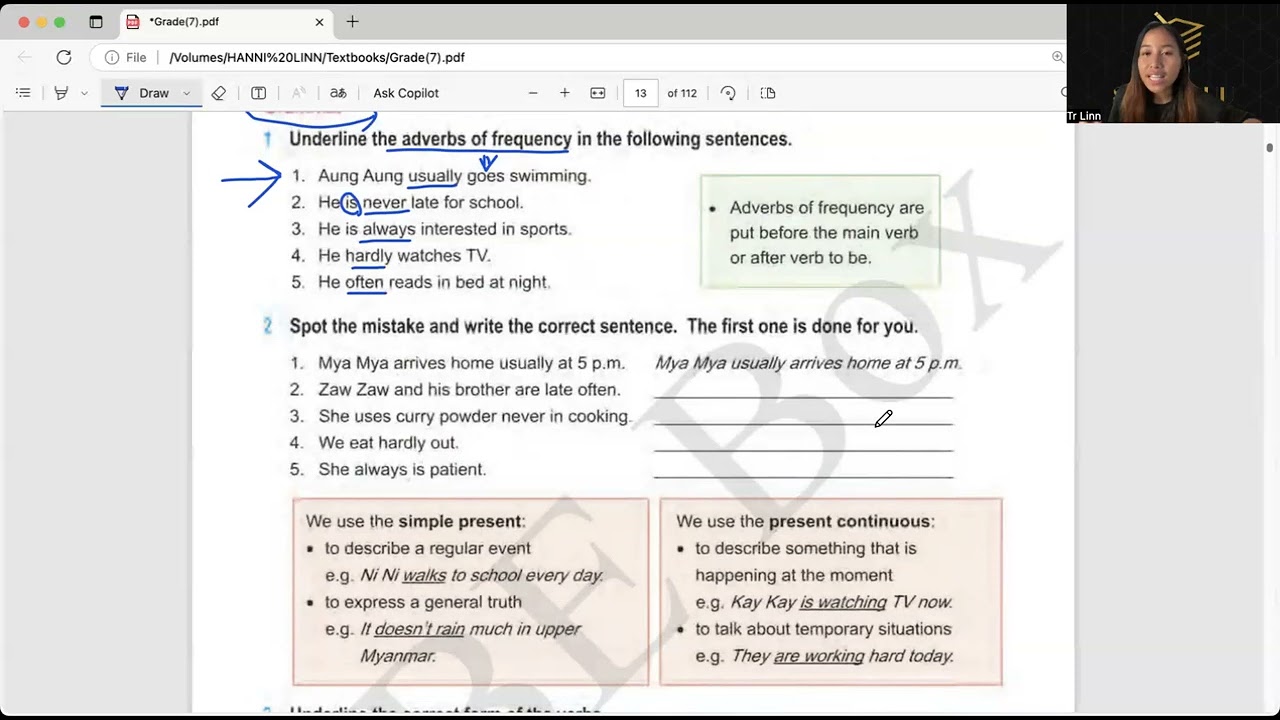 Grade(7) English Unit(2) Lesson(3)Part(1)