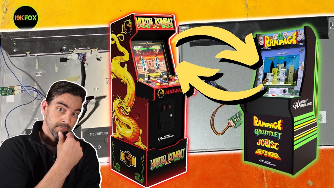 Swapping Monitors - Comparing All Arcade1up Generation Monitors