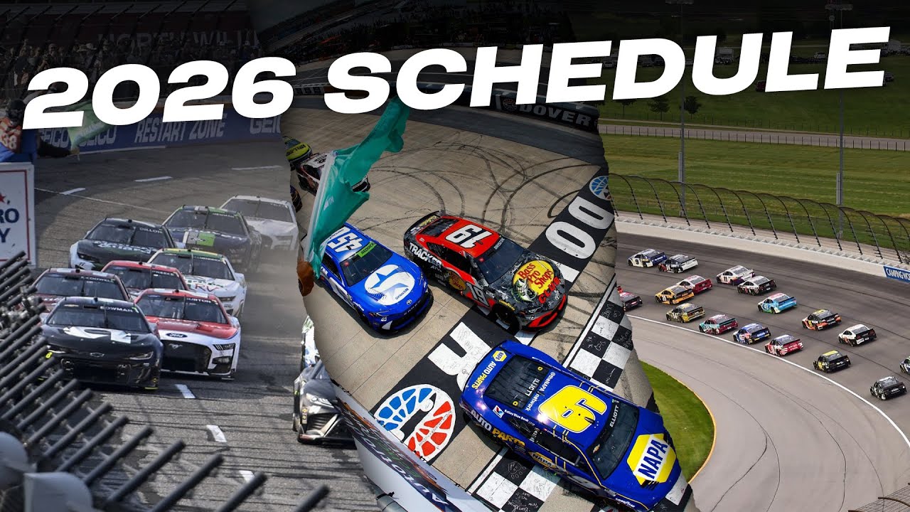 ОБЪЯВЛЕНО РАСПИСАНИЕ NASCAR НА 2026 ГОД | Реакция и мысли
