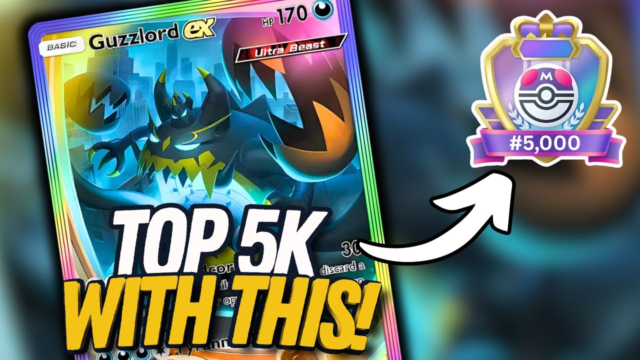 THIS Guzzlord Deck got me to Masterball Rank FAST | Pokemon TCG Pocket