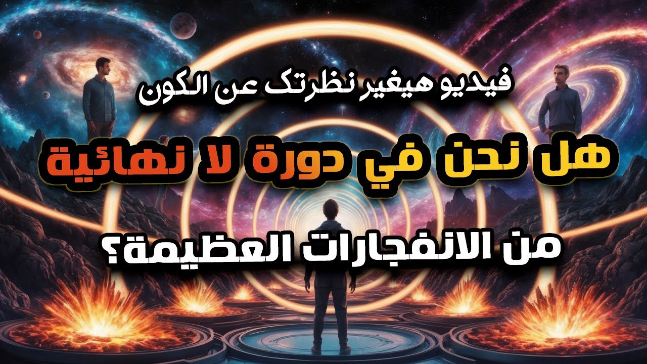 أغرب الفرضيات العلمية عن حقيقة الكون_هل نحن في دورة لا نهائية وهناك نسخ أخرى منك؟ دماغك هتسيح حرفيا!
