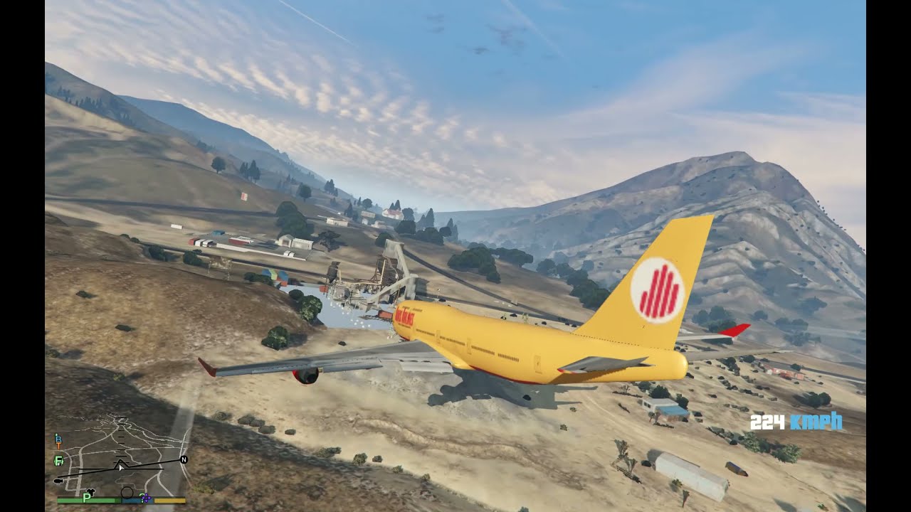 gtav 5  --- Damn plane  Jet