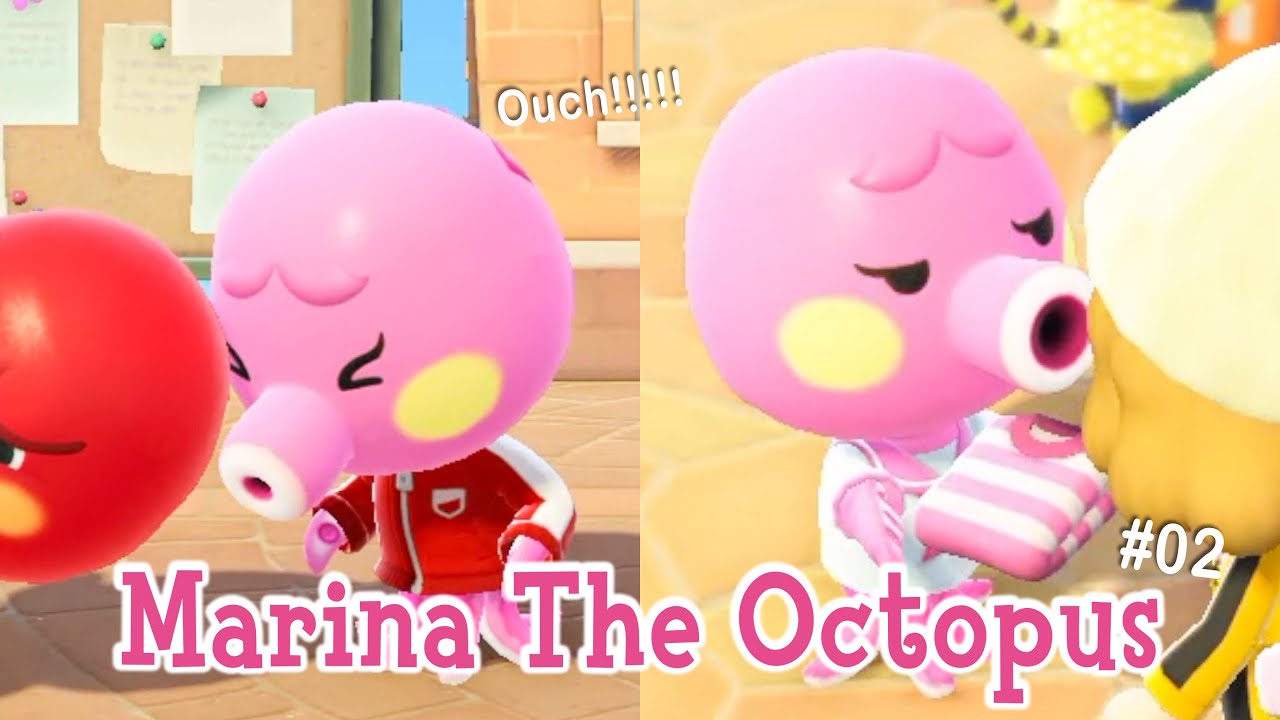 Marina The Octopus #02 Normal Villager Animal Crossing New Horizons ACNH