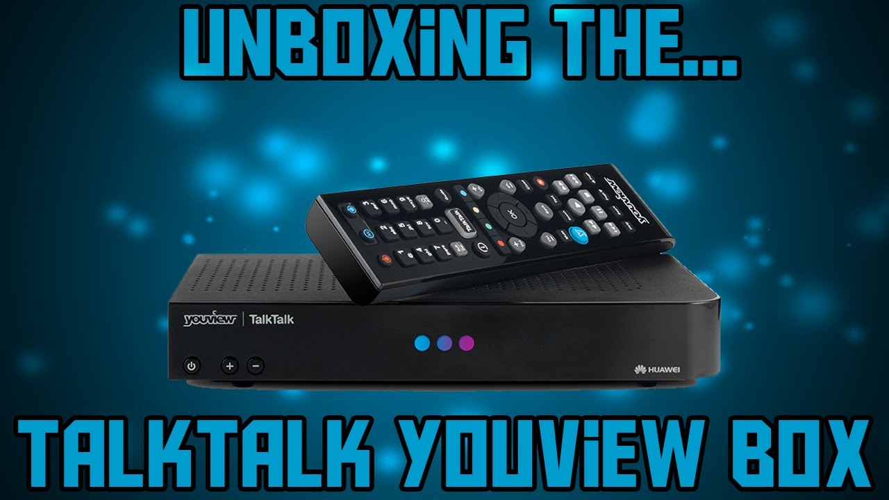 TalkTalk Essentials TV YouView Box unboxing