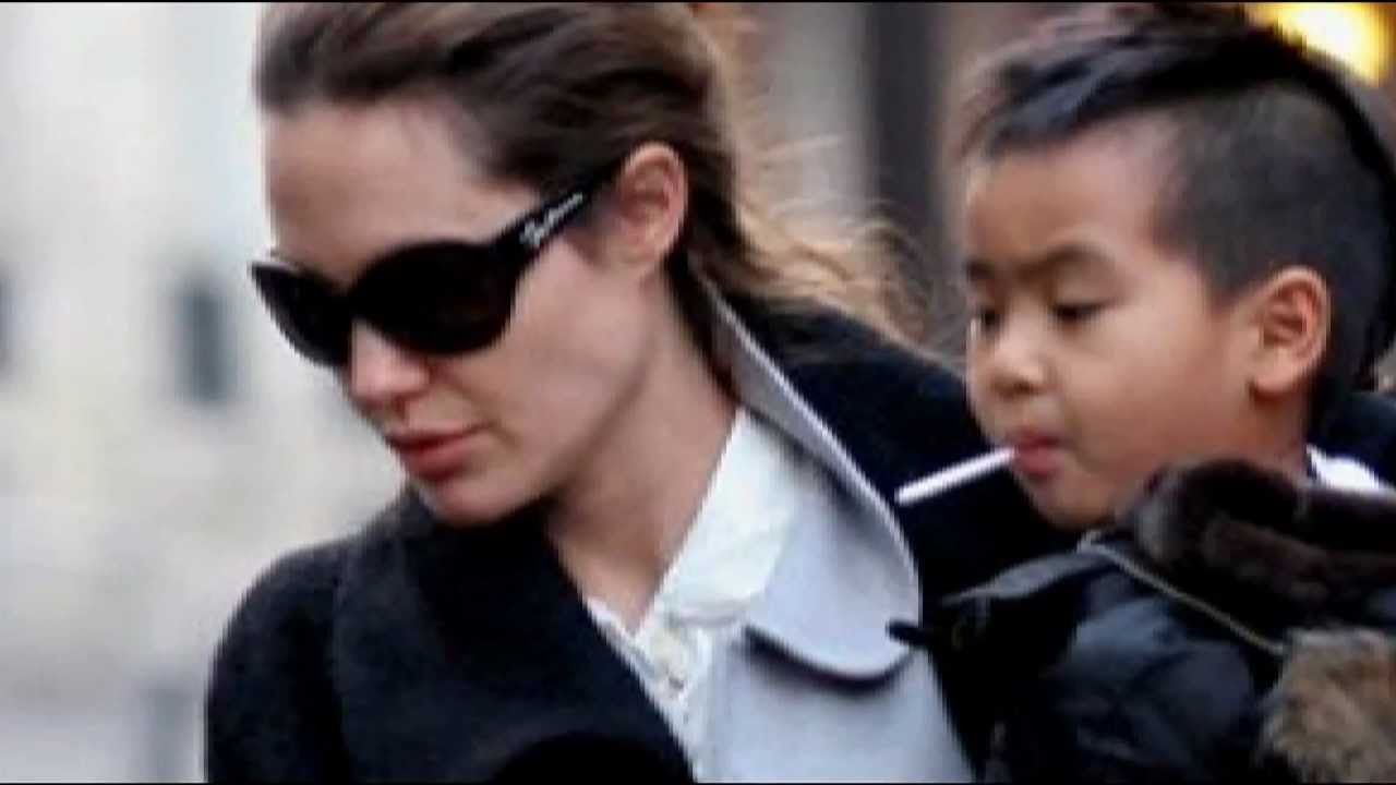 Angelina Jolie with her son Maddox - My boy